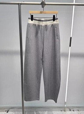 艾诺丝国内代购2025秋冬季新款抽绳直筒弯刀休闲裤子女装AR313009