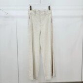 透气亚麻直筒休闲长裤 艾诺丝国内代购 时尚 新款 BR302153 2026年春季