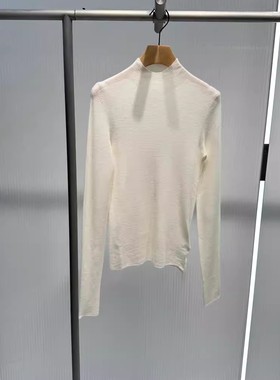 艾诺丝国内代购2025冬季新款立领打底羊毛衫针织衫毛衣女AR804017