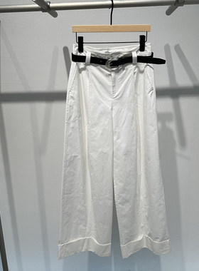 艾诺丝国内代购2026春季新款时尚百搭高腰显瘦直筒休闲裤女301118