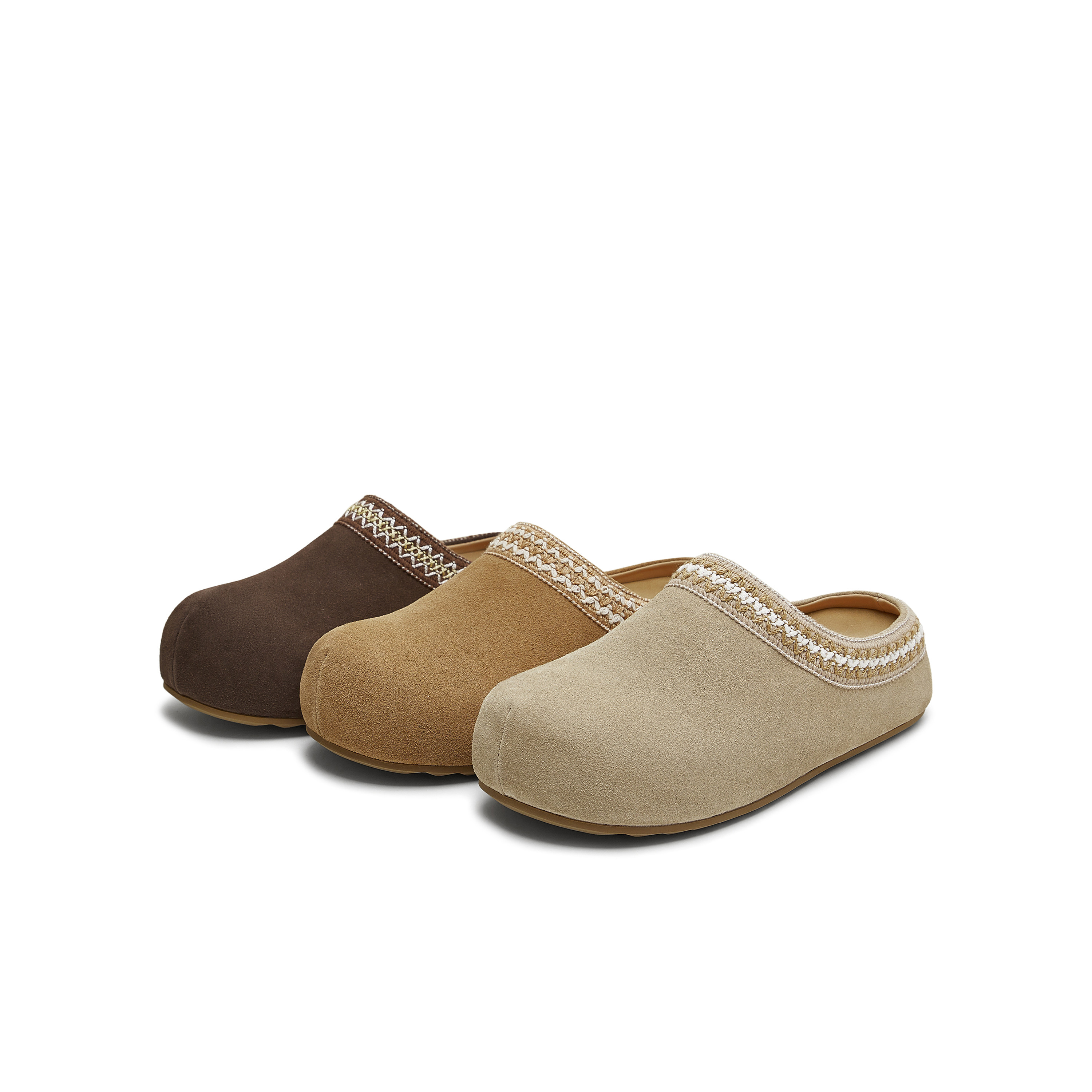 天美意2025秋新款厚底勃肯外穿舒适休闲百搭女包头拖鞋KK053CH5