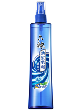六神劲凉酷爽喷雾花露水180ml*2大瓶三重薄荷清凉提神