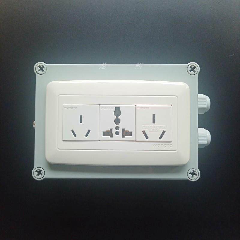 安规综合测试仪配件插座盒综测接线盒仪迪安全性能综合试验用盒AN