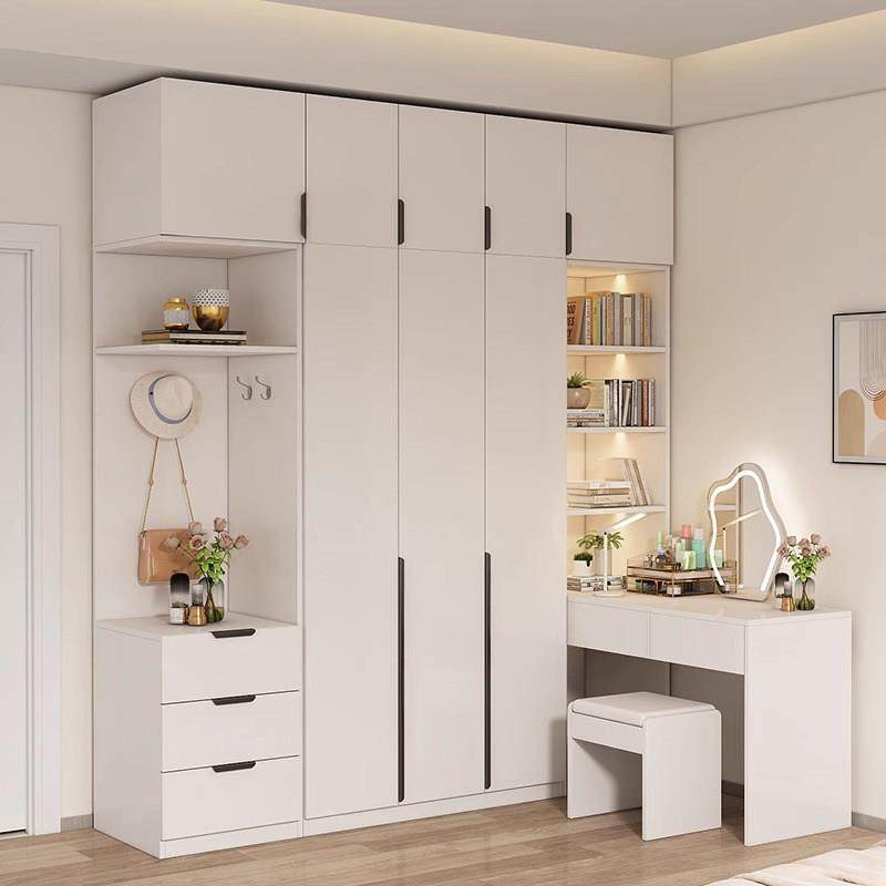 定制衣柜书桌一体组合ENF级多层实木板转角化妆台家用卧室大整体,住宅家具,自由组合衣柜,淘宝优惠券,粉丝福利购,淘宝优惠卷