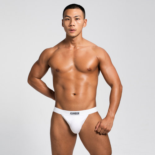Asianbum男三角裤纯棉高叉运动