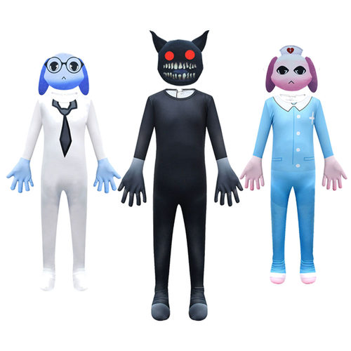 roblox动物医院cosplay特工首席护士长秘密特工万圣节儿童表演服