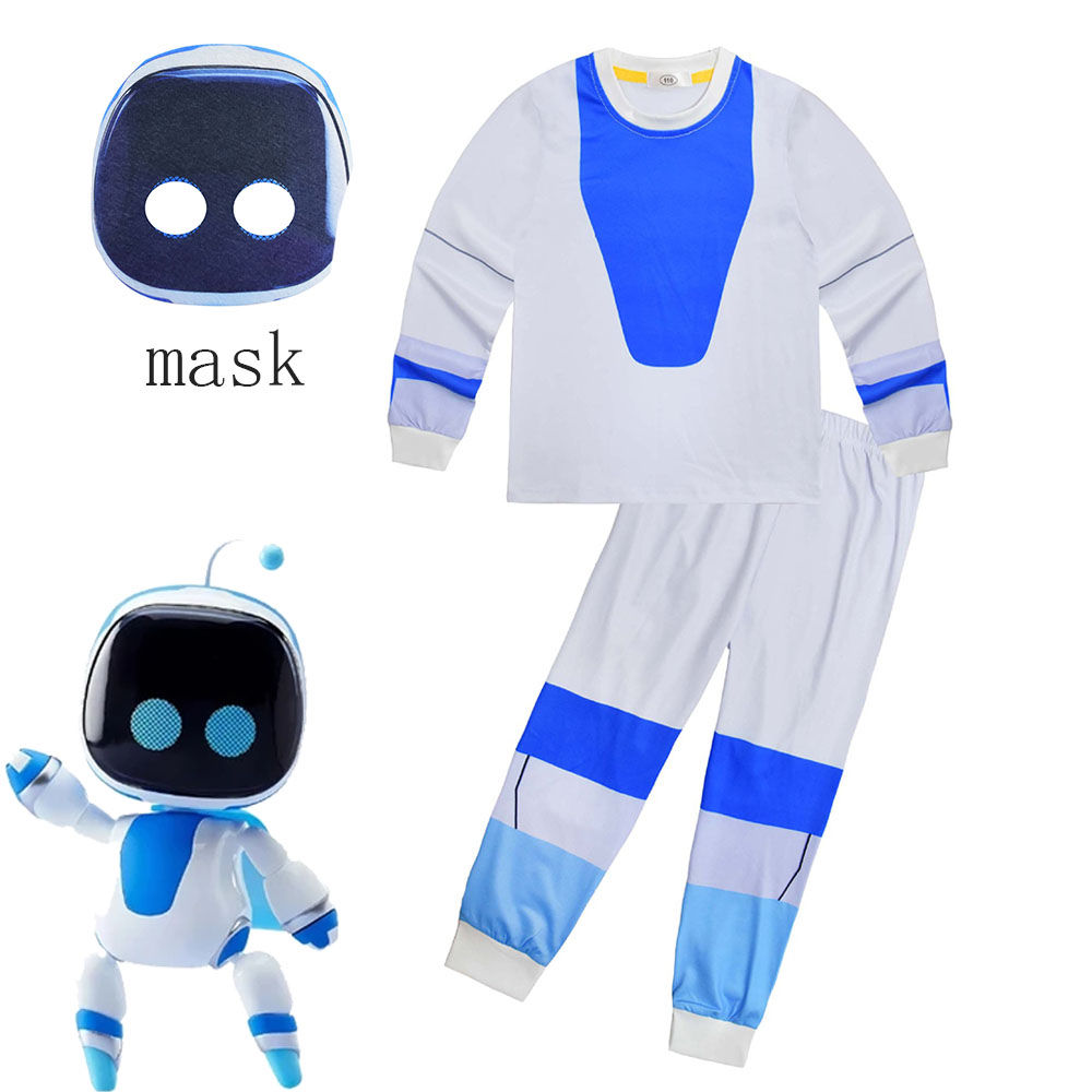 人工智能ai宇宙机器人cosplay儿童服装角色扮演服装儿童礼物套装