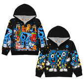 Steal Brainrot 新款 67号偷走脑红山海经连帽衫 外套儿童万圣节
