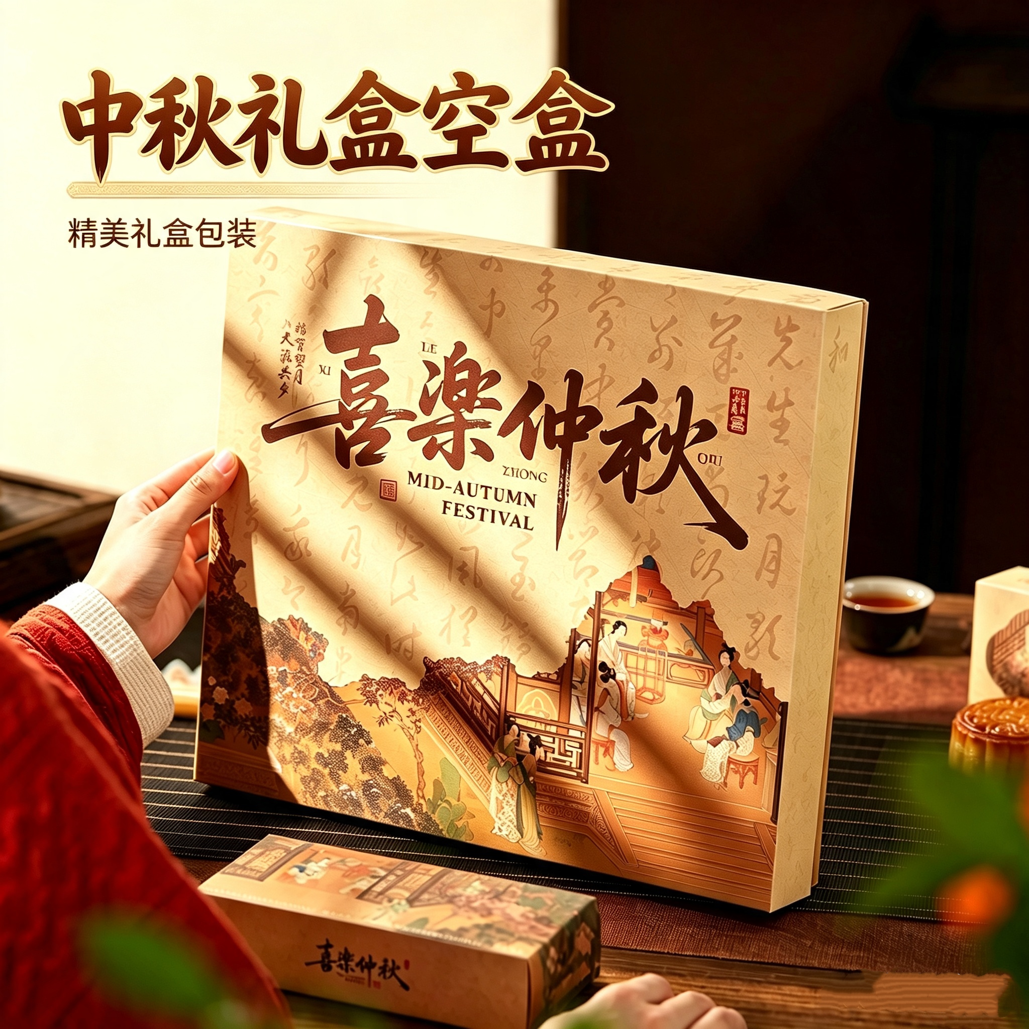 月饼礼盒高档2026年中秋礼盒包装