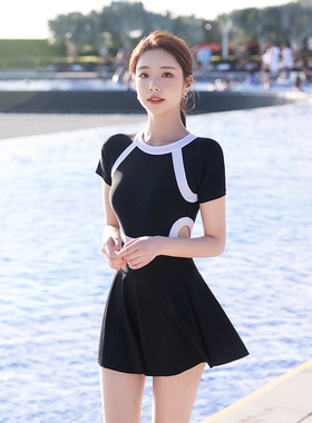 速发士夏守2022年新款聚拢保体遮肚游泳馆专用运动连季泳装