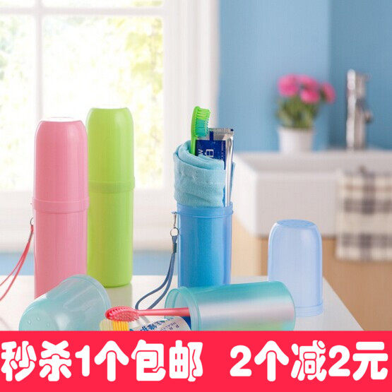 速发旅游套装洗漱士男含旅行漱口杯刷牙杯便携旅行牙膏牙刷盒桶毛
