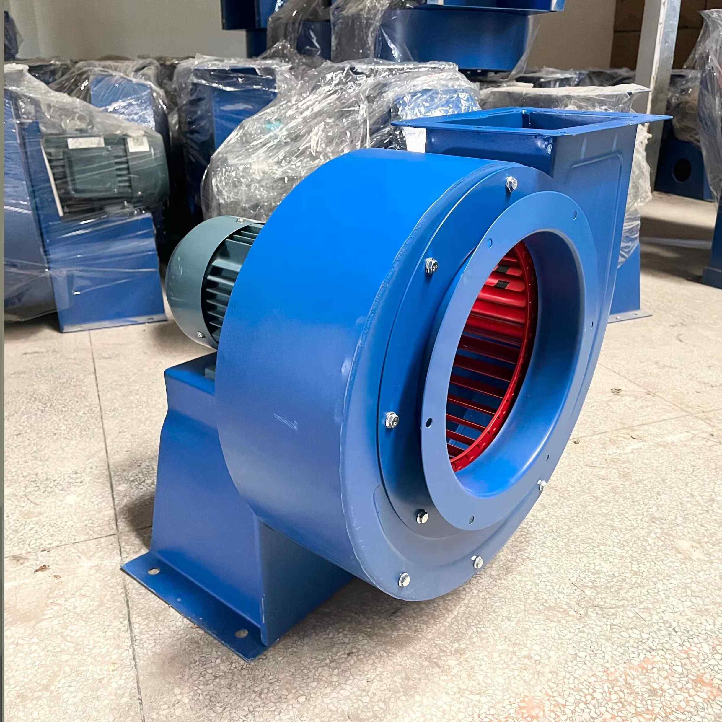 新款包邮九州普惠蜗牛离心风机220v九洲管道工业强力排风排烟抽风