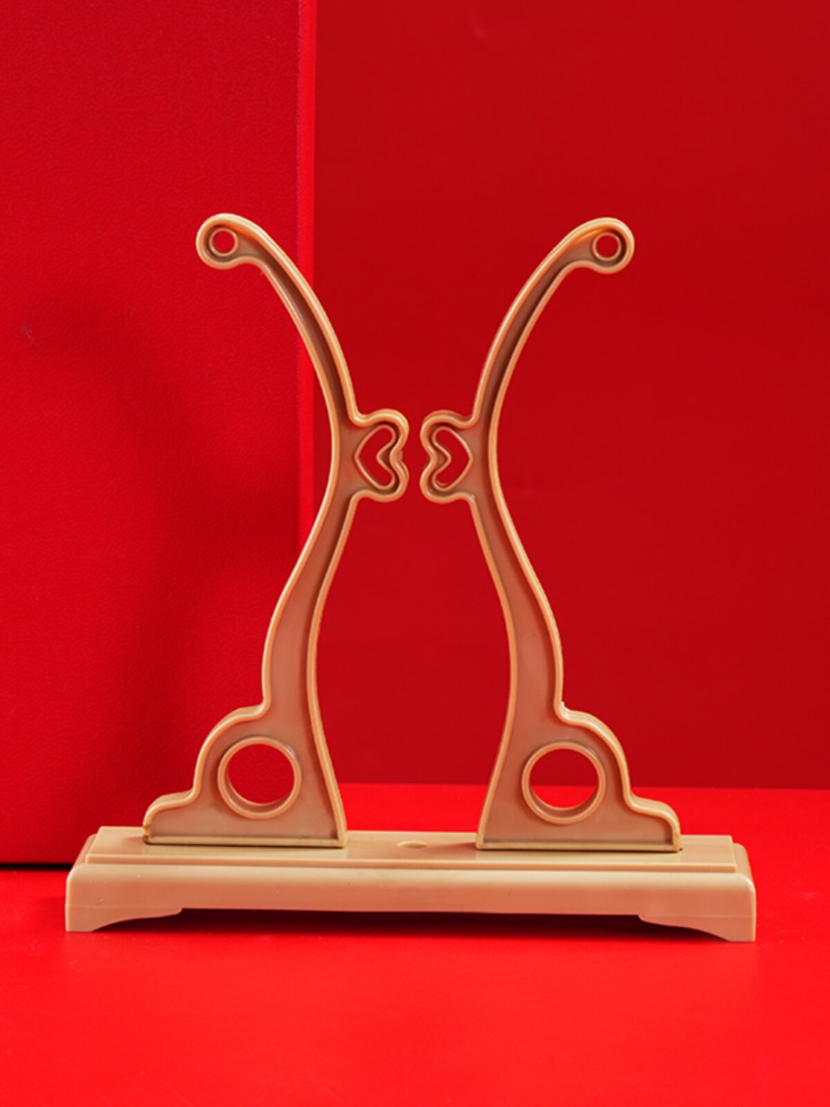 새로운 중국 스타일의 둥근 팬 팬 스탠드 신부 웨딩 팬 자료 웨딩 팬 디스플레이 스탠드 접는 팬 홀더 플라스틱 팬 스탠드