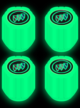 别克夜光气门嘴GL8阅朗GL6君威君越英朗昂科威汽车轮胎气嘴帽装饰