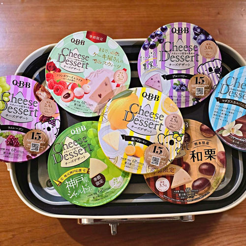 【现货包邮】日本进口QBB人气水果味奶酪芝士即食甜点零食6枚装