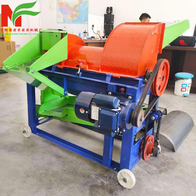 玉米带皮脱粒6家用小型国机外h0z220V大豆电动一体DSY谷子高粱脱