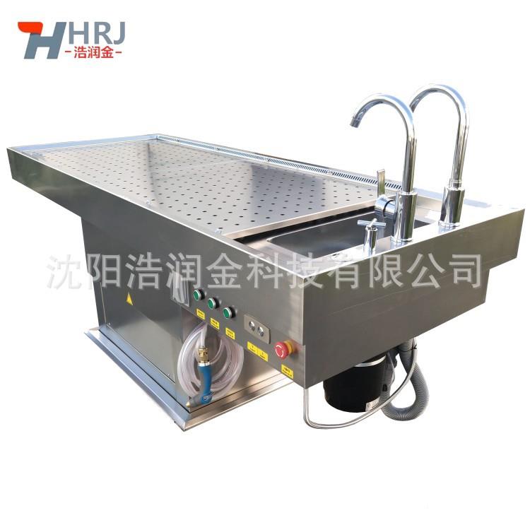 Autosy HRJ-J670动table 负压 尸检台p电升降大动物解剖台 不锈钢