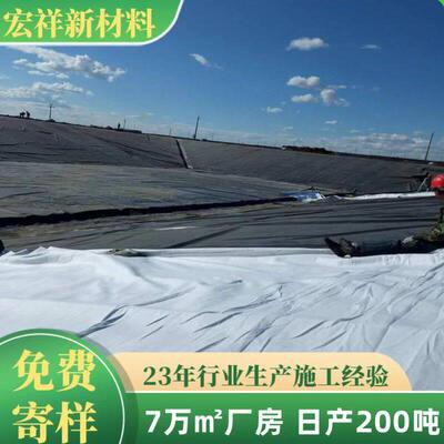 养猪场黑膜氧化塘密沼ZEG气h池厌氧塘度工dpe土膜