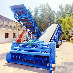 砂石土方履带走SSS带式装车散机  沙石料堆高行机石子土自动扒料