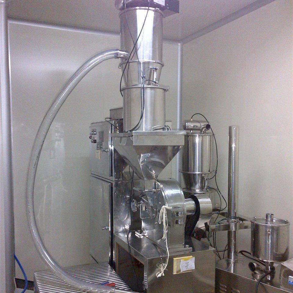 环立食品粉碎机自动上料机材白糖高能粉碎机水冷树脂粉碎机