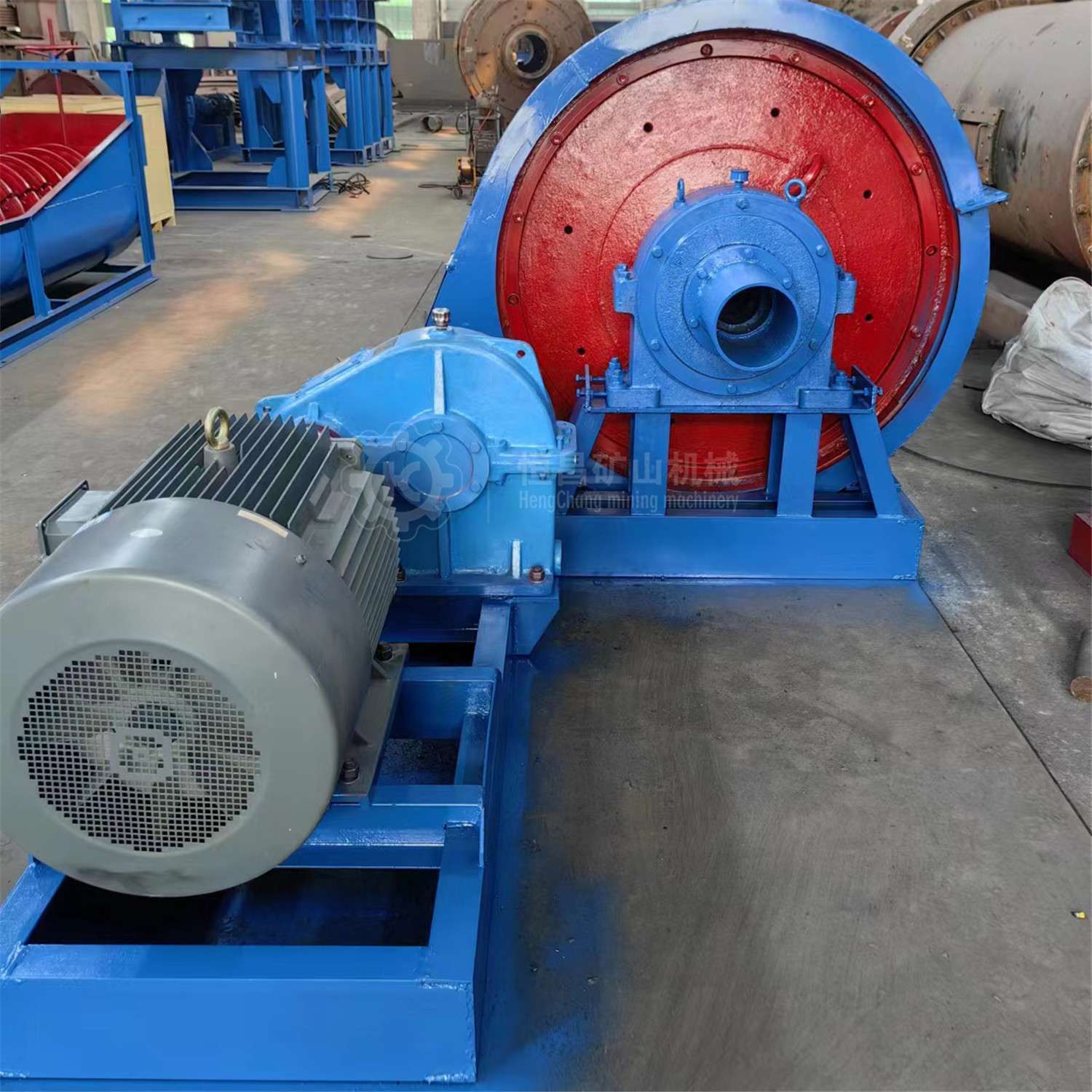 江西恒昌矿机现货900x1800型球磨机 卧式金矿石磨粉机 锰钢耐磨型