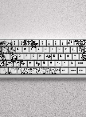 文绍椿键帽 二次元动漫美女高颜值 推荐适配60 63 64 65 68 75 87