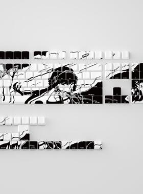 文绍间谍过家家约尔黄昏键帽侧刻二次元主题PBT透光适配动漫