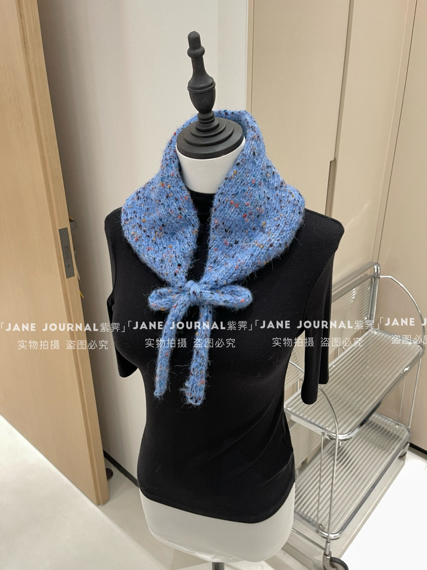 Jane·韩版彩点保暖耳罩秋冬氛围感围脖女氛加厚百搭骑行防冻耳