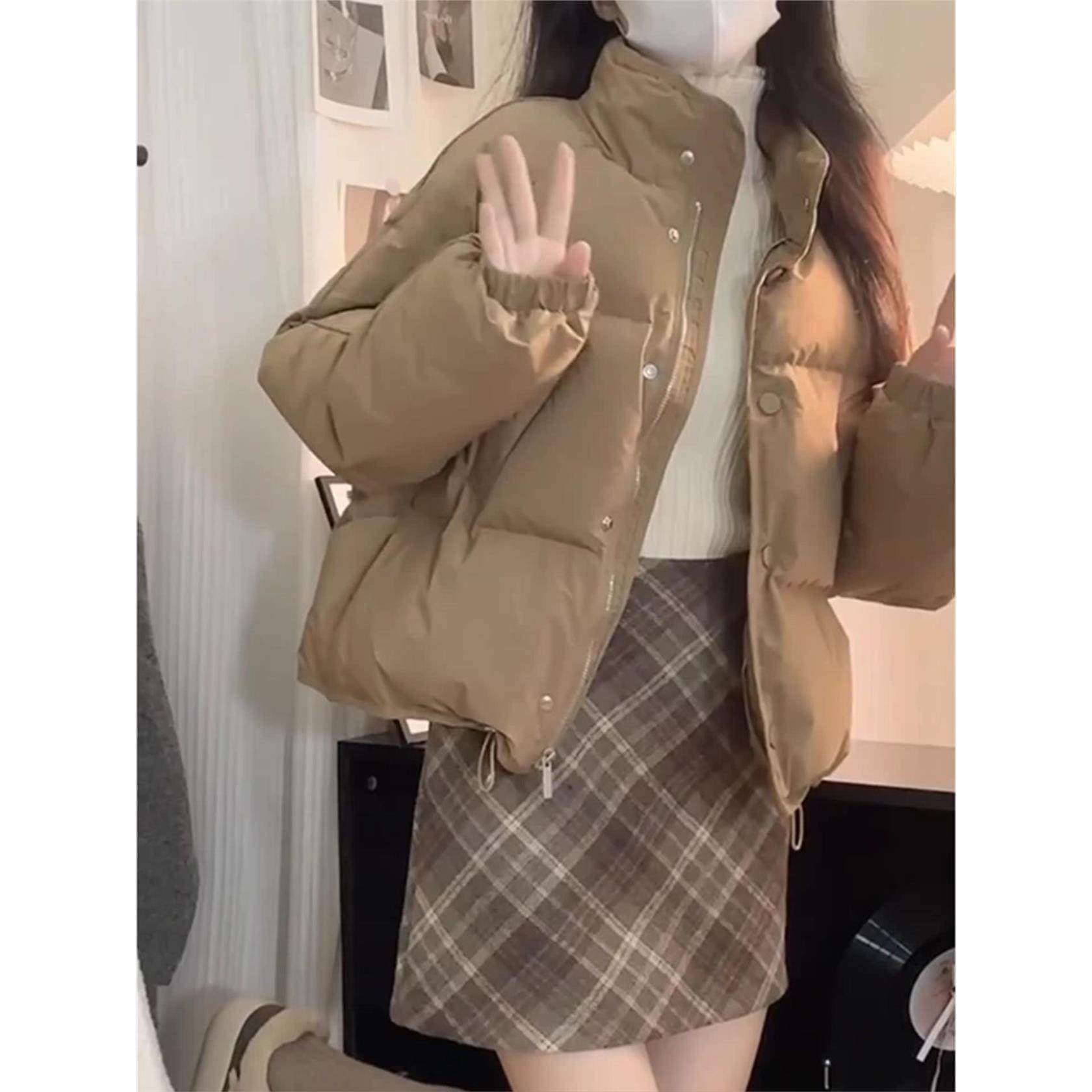 独特超好看短款棉服女2025新款初冬季今年流行小个子韩系冬天小众,个性定制/设计服务/DIY,棉服工装,淘宝优惠券,粉丝福利购,淘宝优惠卷