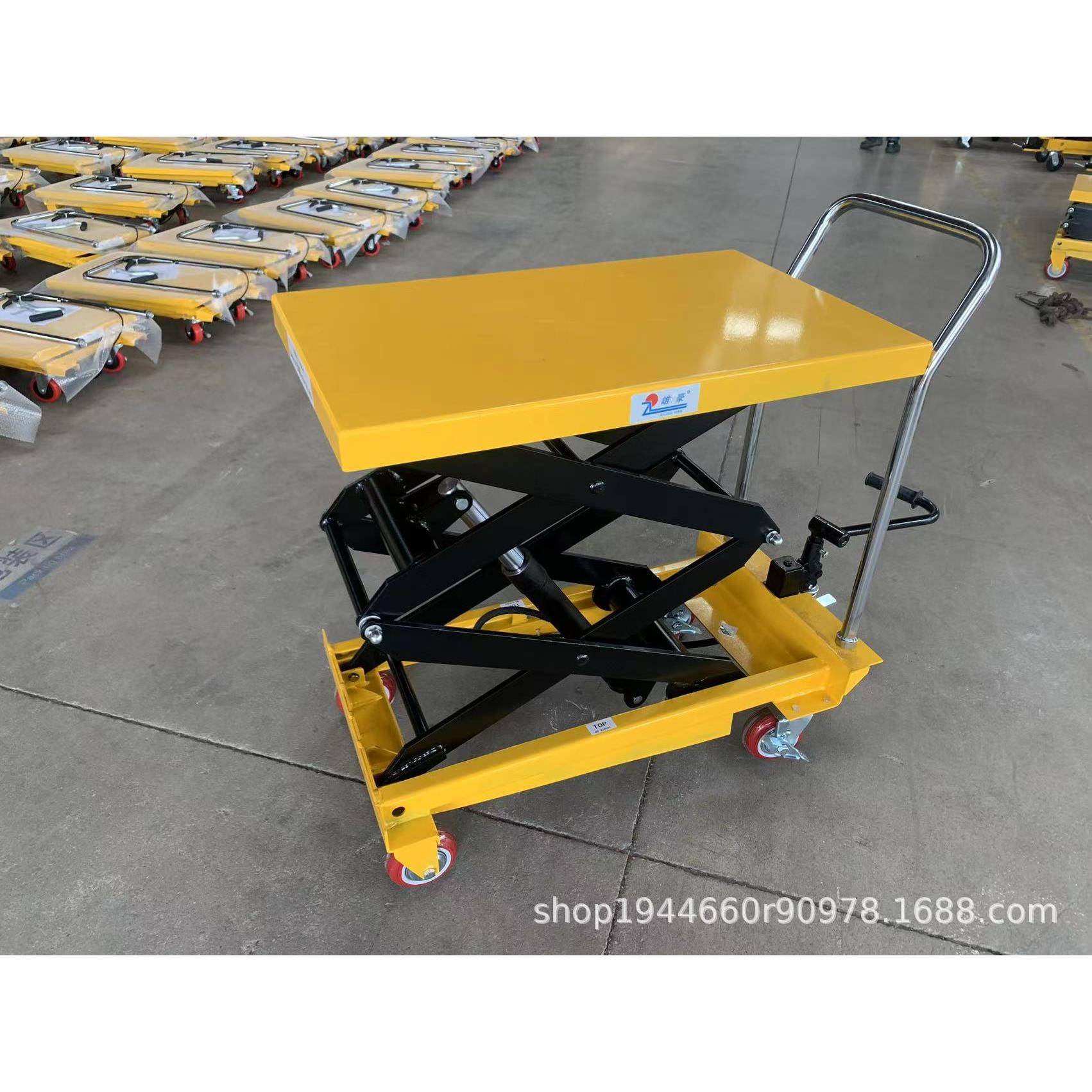 佛山供应滚珠升降工作台厂供液压平台车液压平台叉车家用升降台