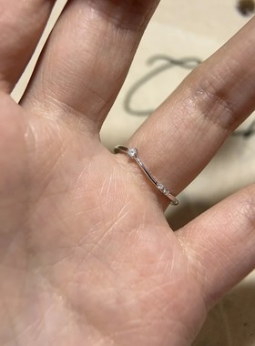 in风韩系简约个性圆圈戒指女日韩