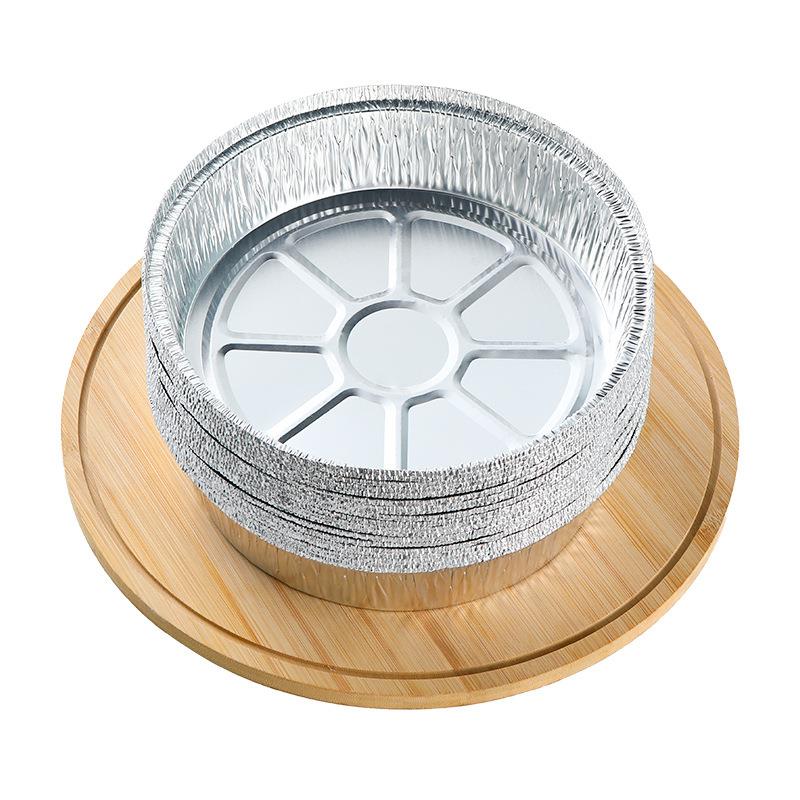 烤箱铝箔盘锡纸垫器烧烤盘锡箔盘披萨饼底托碗锡纸盘空气炸锅