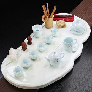 茶具套装 简约排水 家用功夫茶几茶台喝茶泡客厅办公室中式 茶盘套装