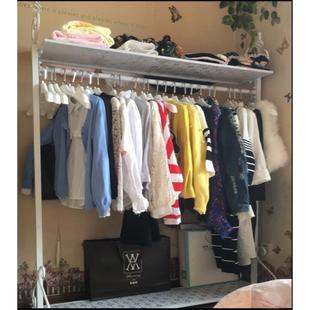 欧式 店简易衣服架子 铁艺衣帽架挂衣架落地卧室时尚 家用创意服装