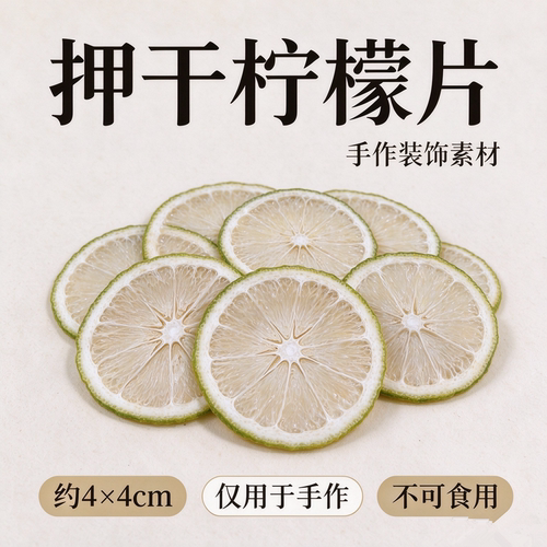 超薄押干柠檬片手机壳装饰拼贴