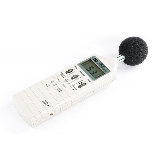 台湾泰仕TES1350R分贝仪高精度噪音计声计分贝测试RS232TES-1350A