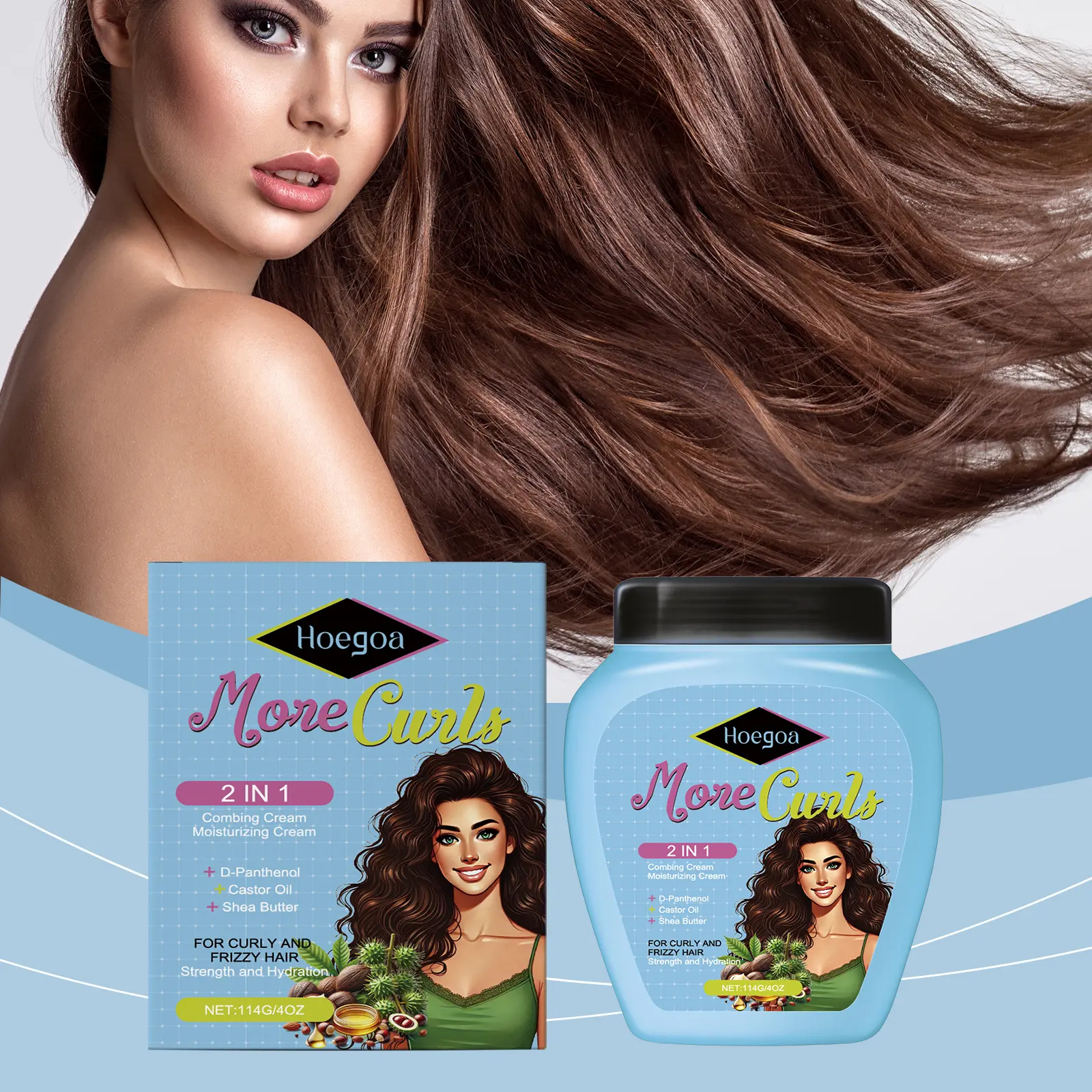 Leave-In Conditioner Lightweight Improves Dry and Frizzy Hai