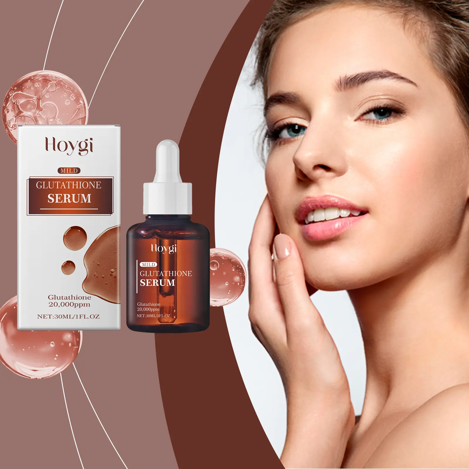 Glutathione Facial Serum Moisturising Improves Skin Elastici