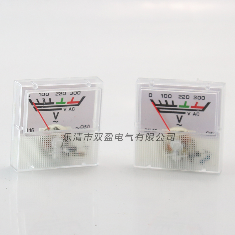 热卖交流电压电流表91L16 交流AC300V 直流DCM20V 40X40mm小表头