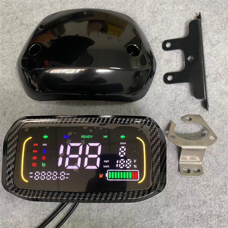 大牛大屏N7改装仪表48铅酸60锂电72里程显示器通用小牛无系统可用