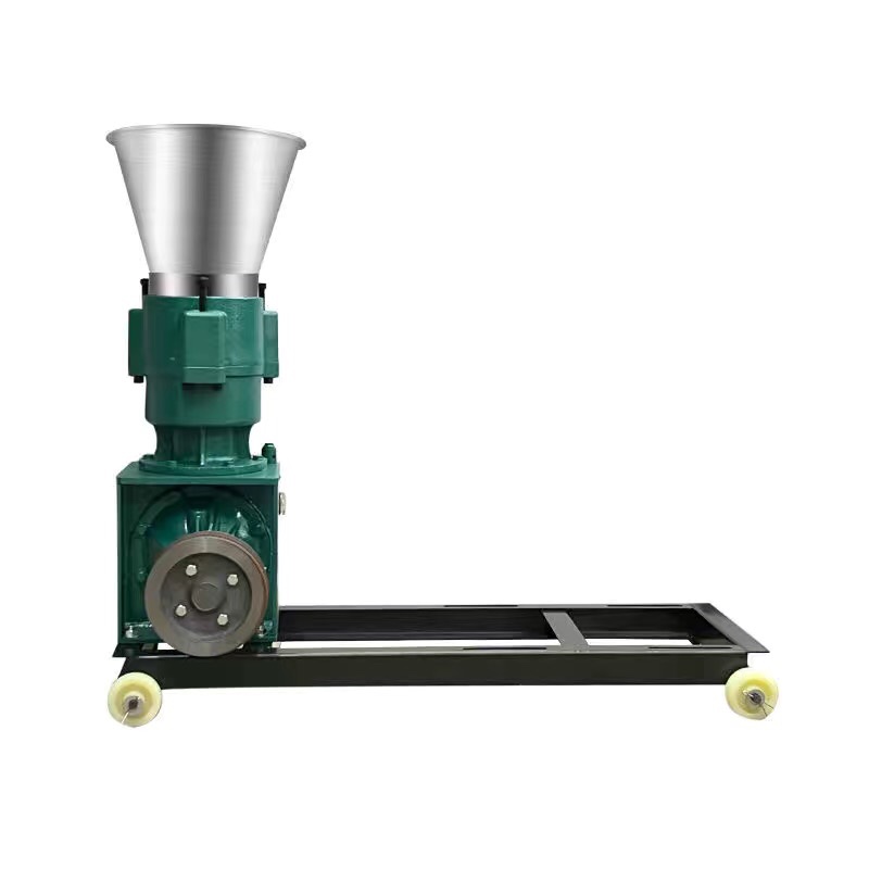 新款柴油机款饲料颗粒机青草玉米秸秆制粒机家用鸡鸭鹅猪料造粒机