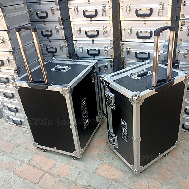 定做铝合金航空箱手提拉杆箱收纳工具F箱音响设备保护防震箱运输