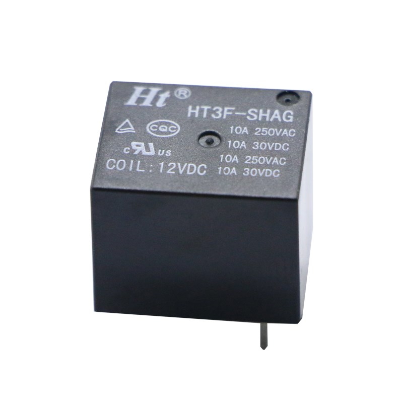 T73继电器HT3F 3kFF-DC5V 12V 24V-SHG SRD 5脚 4脚 10A 一组转换