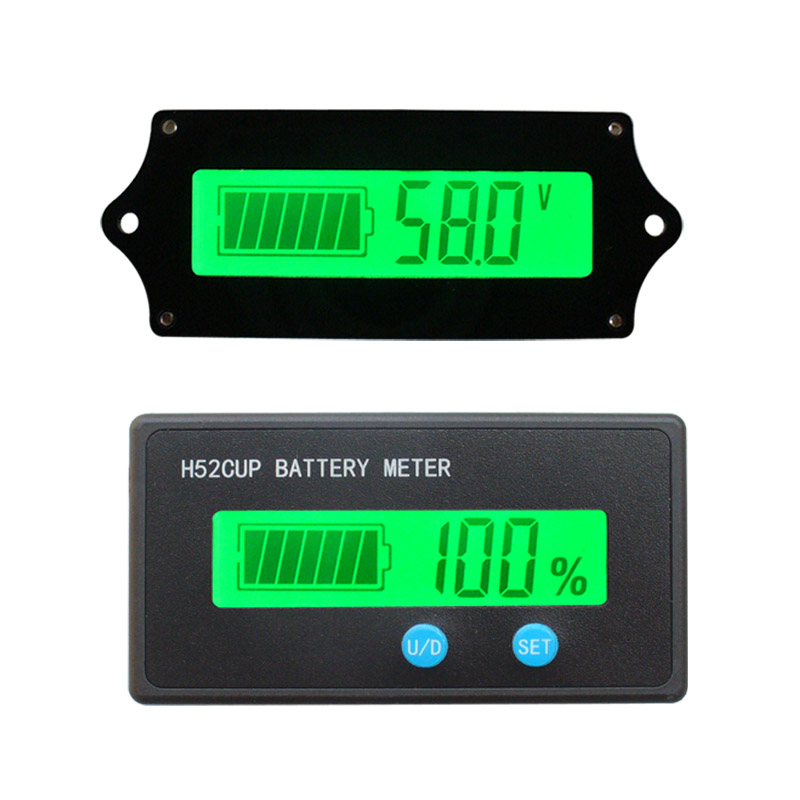 12V24V36V48V60V72V84V96V铅酸电瓶锂电池电量显示器Z百分比电压