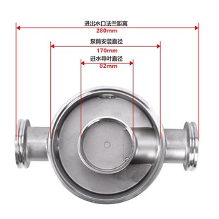 多级泵底座泵体连接法兰不锈钢泵体铸铁底座南方利欧南恩通用底座