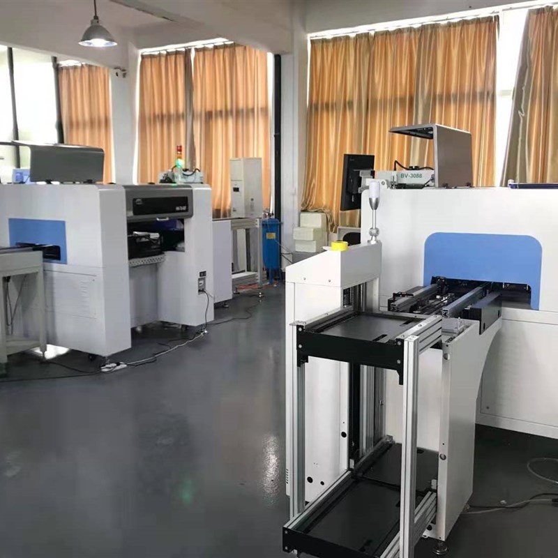 HW-T8-72F四六八头贴片机小型多功能视觉贴片机全自动高速高料