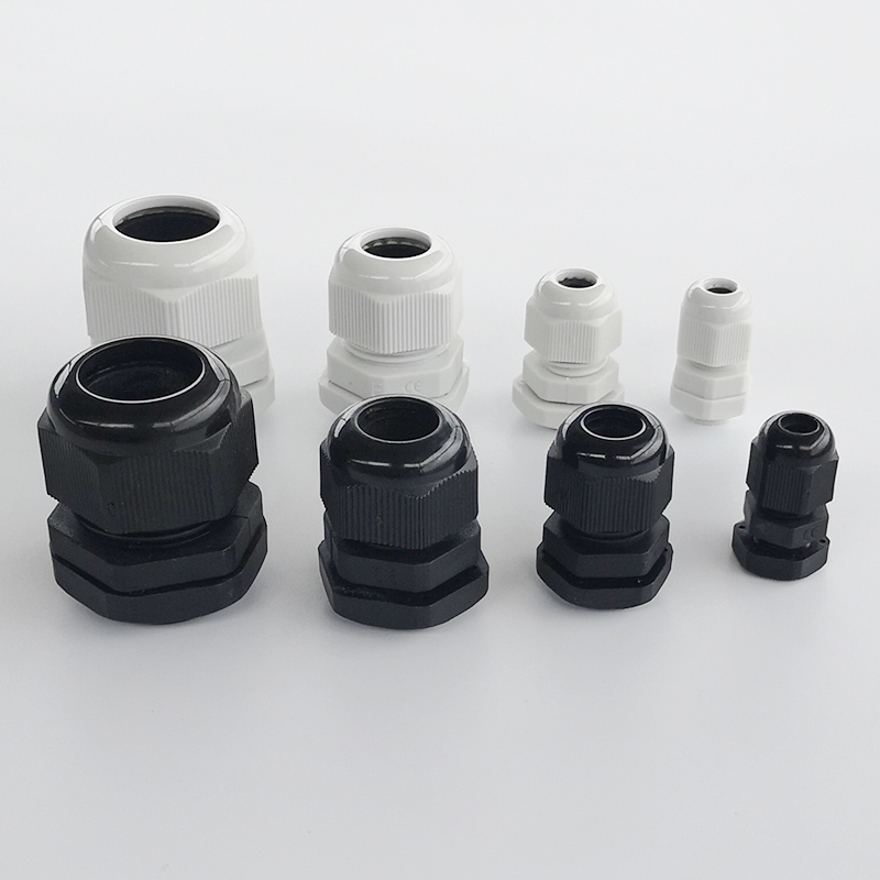 电缆防水接头固定头尼龙塑料格兰头密封锁母pg16/9/13.5/11/25/42