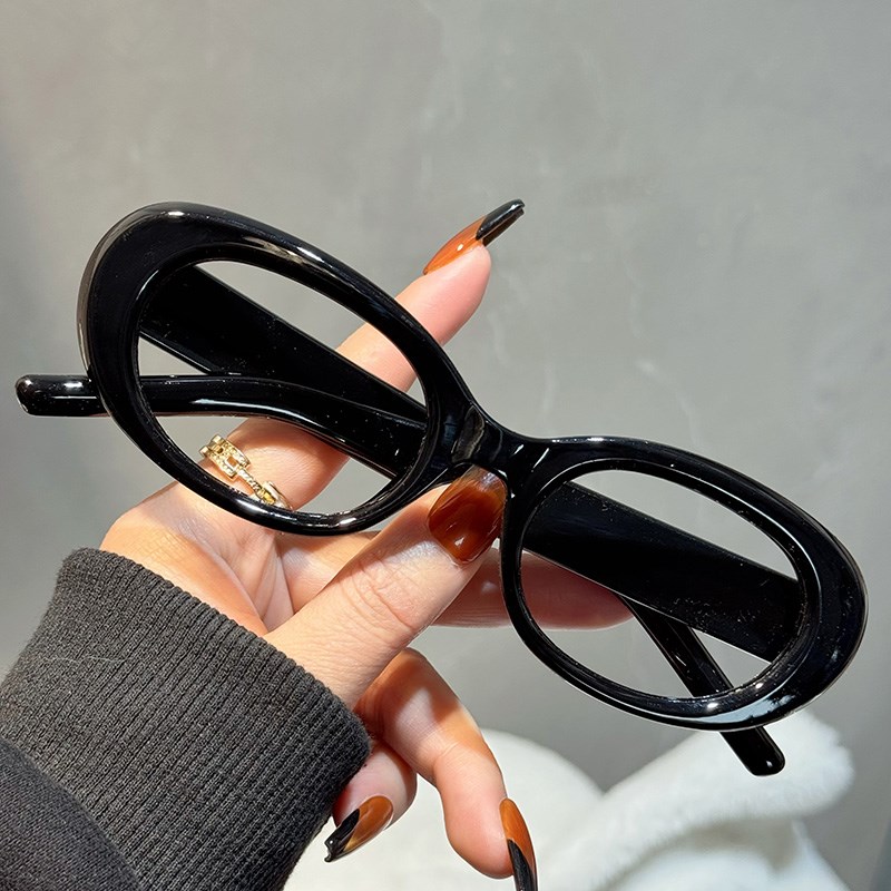 欧美复古摩登时髦老花眼镜男女椭圆形高清小脸老光100度150/200