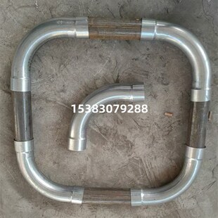 SC100镀锌扩口弯头90度免焊接承插电缆穿线大月弯头6D倍DN150 125