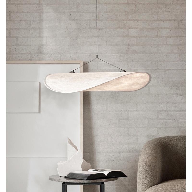 丹麦New Works蚕丝诧客厅吊灯设卧计寂673风民宿师室书房餐厅灯具